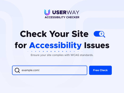 Use UserWay's Checker to Assess Your Risk
